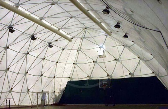 Geodesic structure membrane - Pesaro ( Italy )