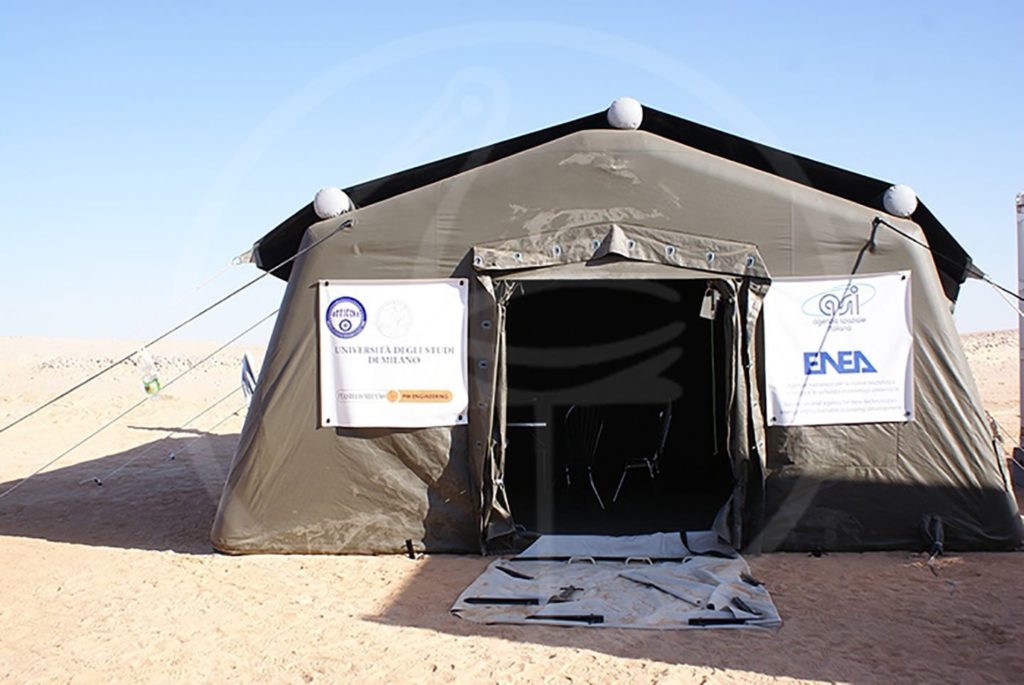 tenda per Missione Oman