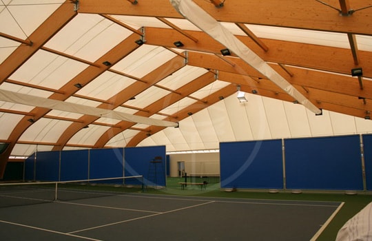 Portal-type tensile structure - Bra ( Italy )
