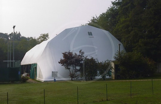 Tensostruttura acciaio campo tennis