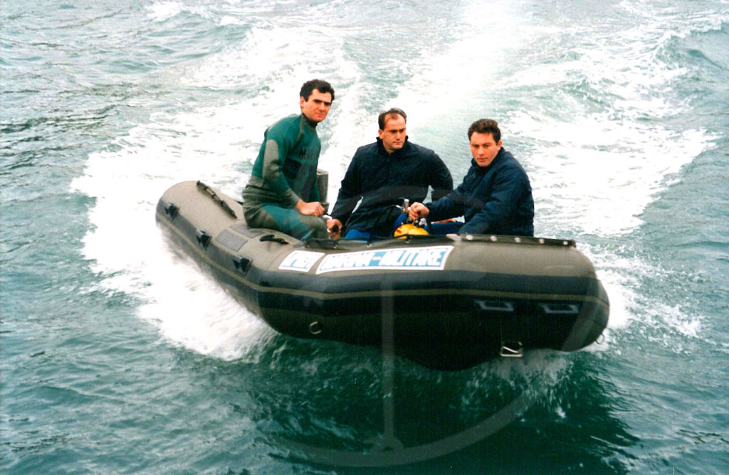 4.50 mt. foldable inflatable boat, Navy