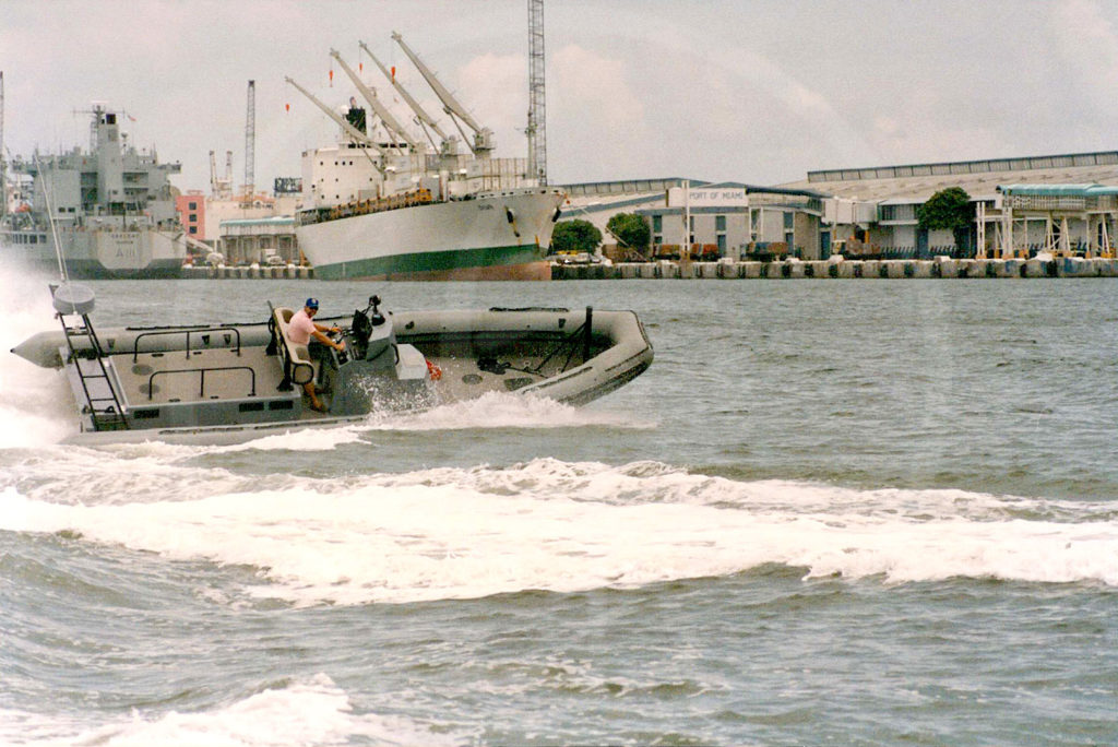 Halbstarres Boot, 10 m – Flottenstützpunkt in Norfolk