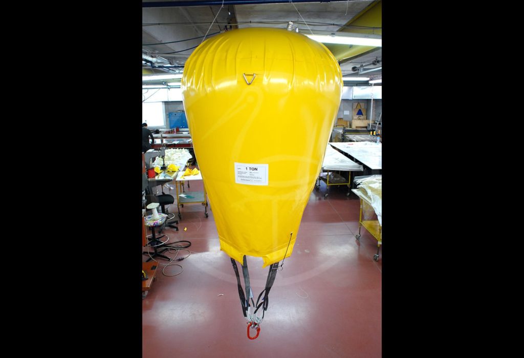 ballon parachute de levage de 1 tonne