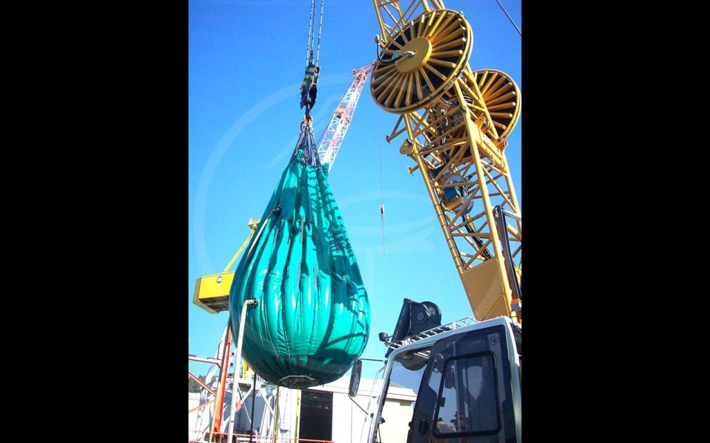 pressure test of 15 ton recovery balloon