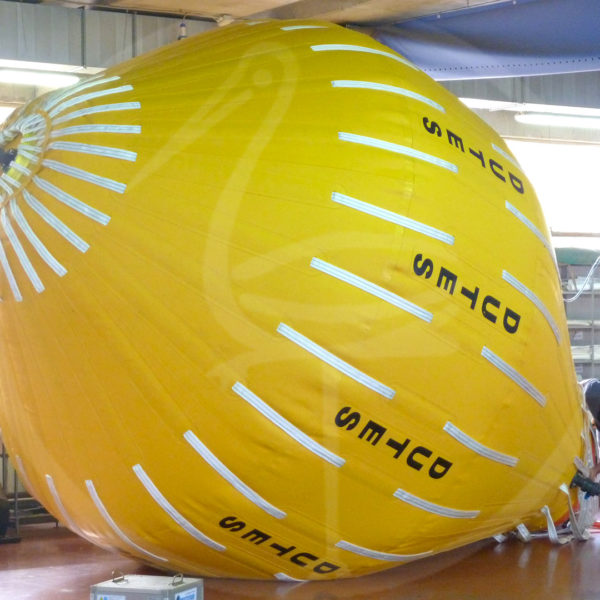 ballon pour tests hydrauliques de 30 tonnes