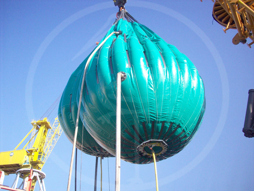 pressure test of 25 ton recovery balloon