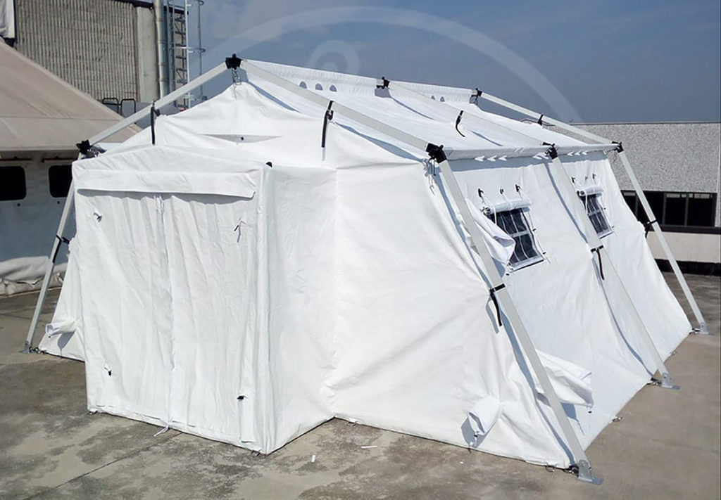 tenda TEA 26 con modulo ingresso integrato