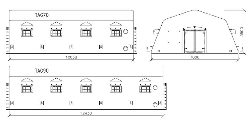 tenda tag 70 90