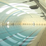 copertura in poliestere pvc per piscina