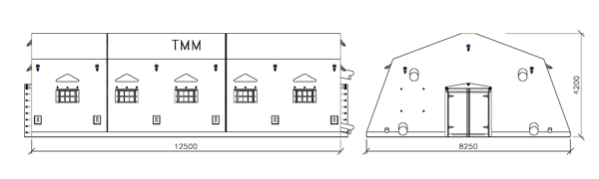 Self erecting tent model TMM